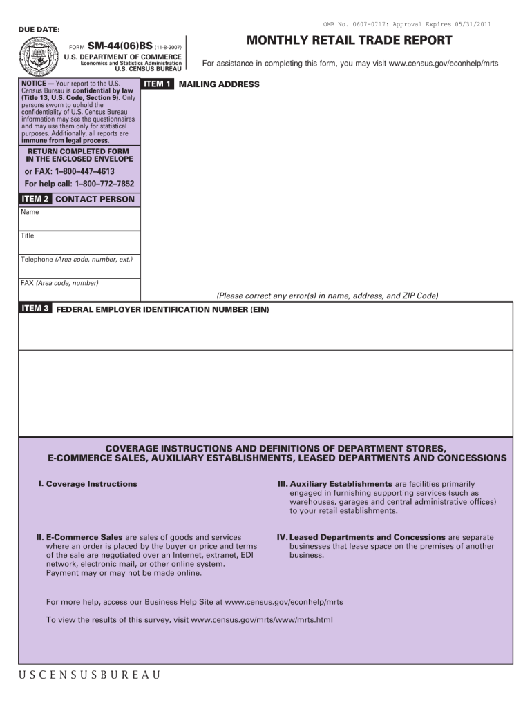  Econhelpcensusgovmrts Form 2007