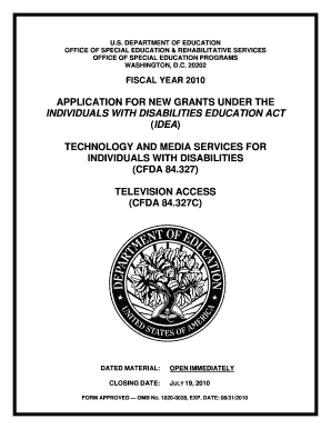 Omb No 1894 0010 Form