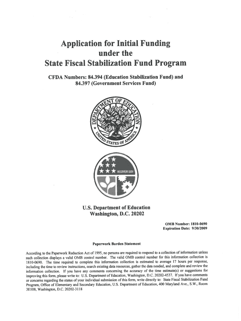 Kentucky Approved Application for Initial Funding under the State    Www2 Ed  Form