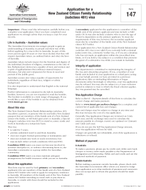 Application for Atemporary Residence Visa Non Business Form