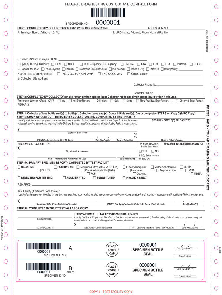 Emro Drug Screening  Form