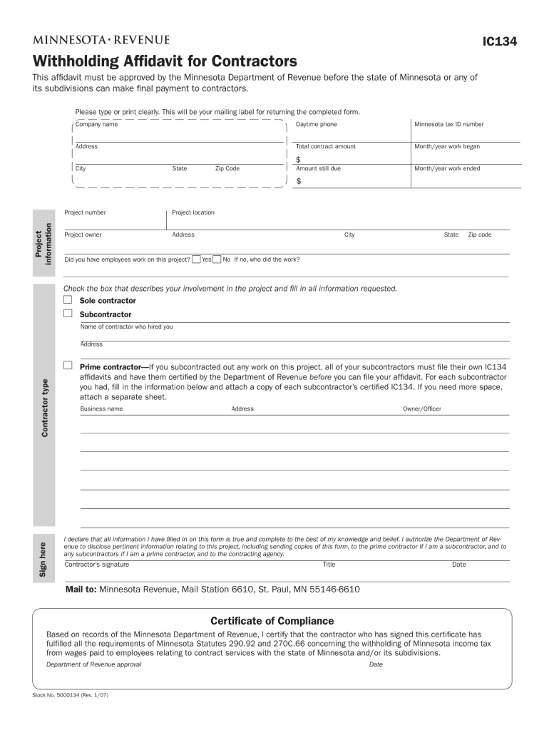  Ic134 Form 2017