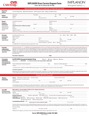  Direct Service Request Form