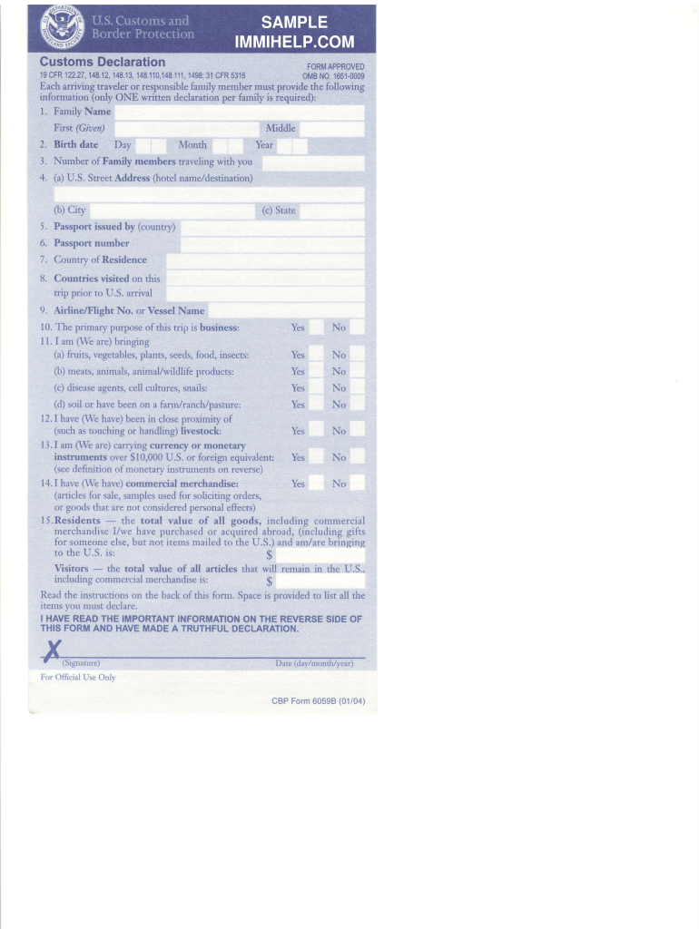  Electronic I94 Form 2016