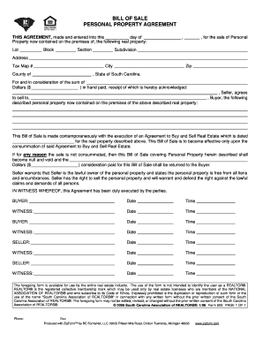 Universal Bill of Sale  Form