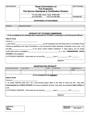 Tcfp License Plate Form