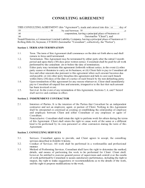 Consultant Profit Sharing Agreement  Form