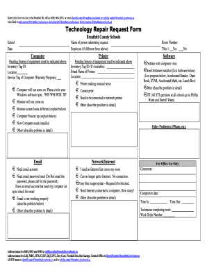 Technology Repair Form