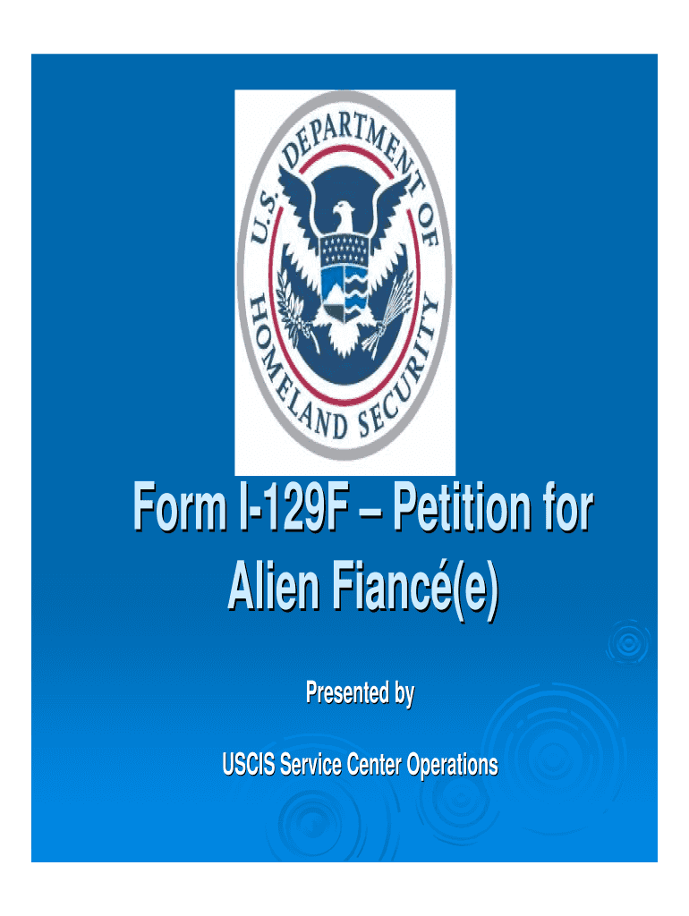 I129f Petition Form