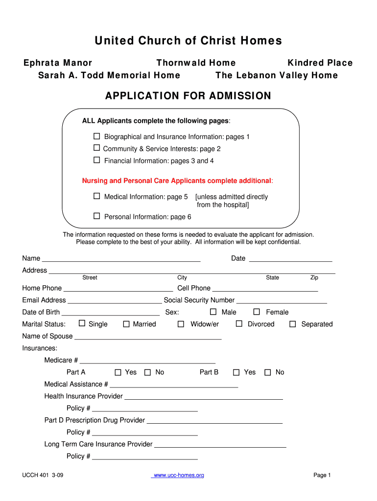 Ucc Admission Form