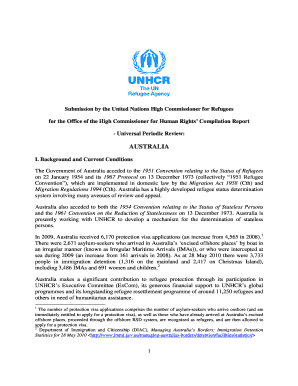 Unhcr Refugee Application Form PDF