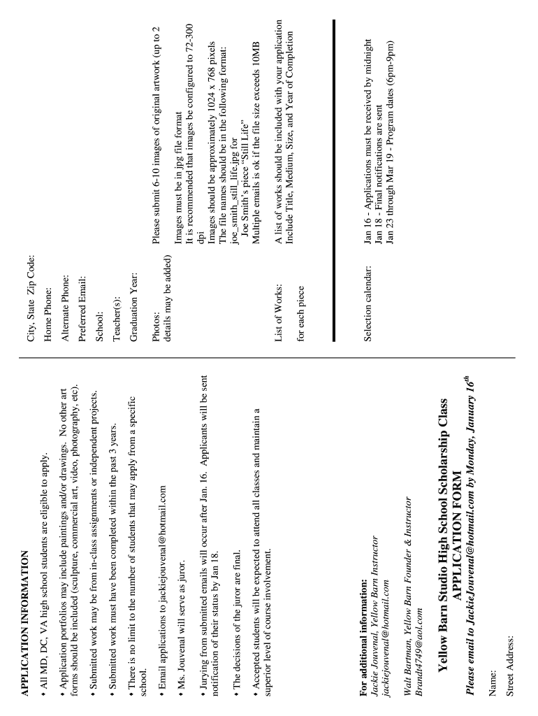 Onlinehighschoolscholarship Form