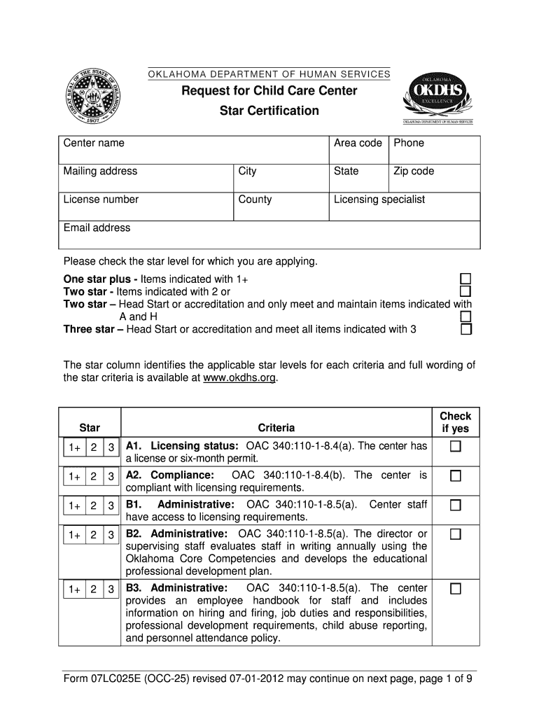  Okdhs Form 07lc002e 2012-2024