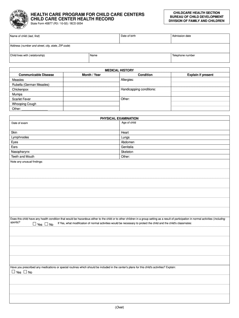  State Form 45877 R3 10 02 Bcd 0054 2002-2024