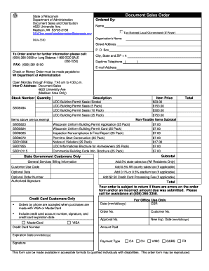 Wi Udc Forms PDF Order Online