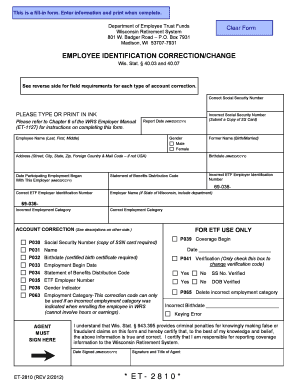  Et 2810 Form 2012