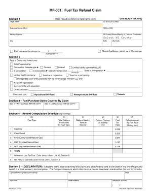 Where to Send Mf 001  Form