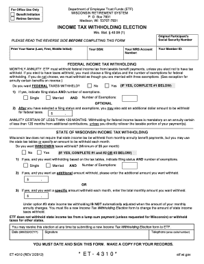 Et 4310  Form