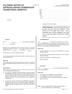  Calfresh Termination Notice 2012