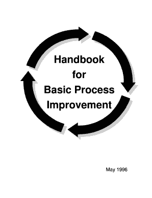 Handbook for Basic Process Improvement  Form