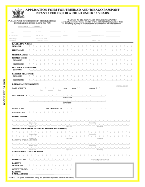 Passport Forms