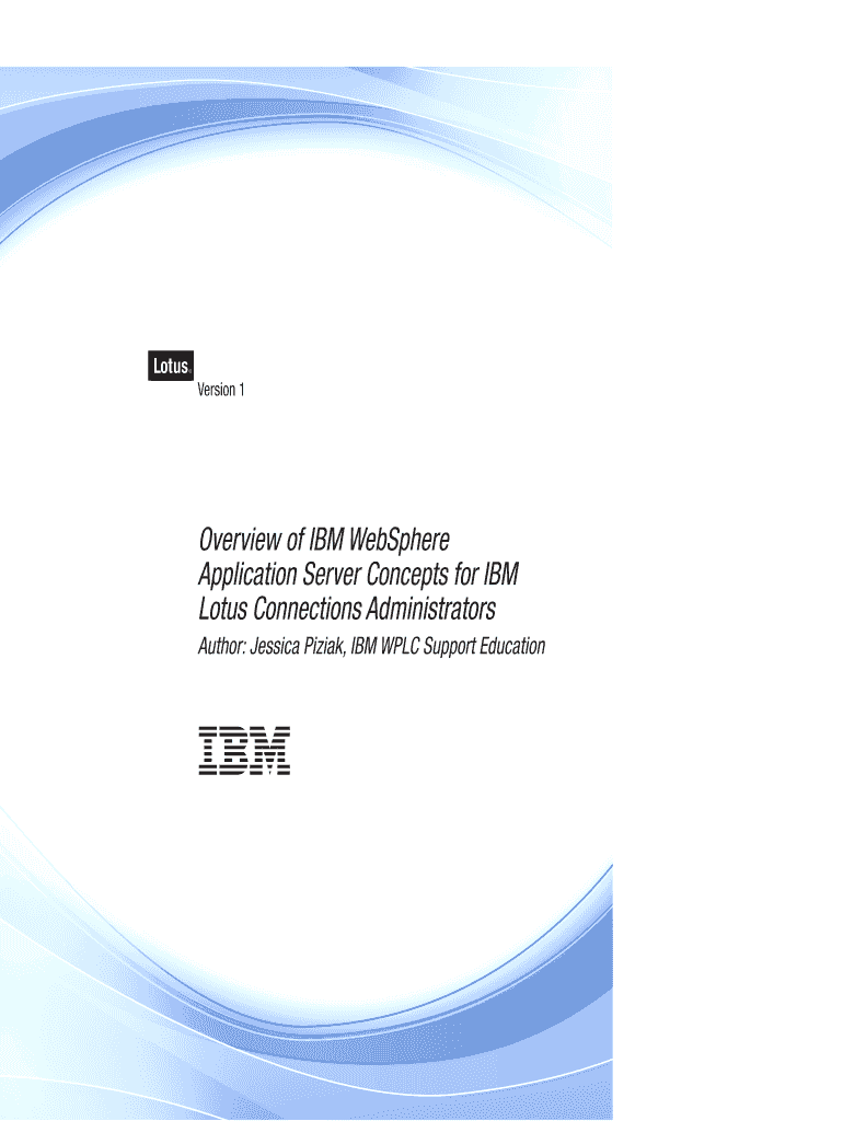 Overview of IBM WebSphere Application Server Concepts for IBM  Form