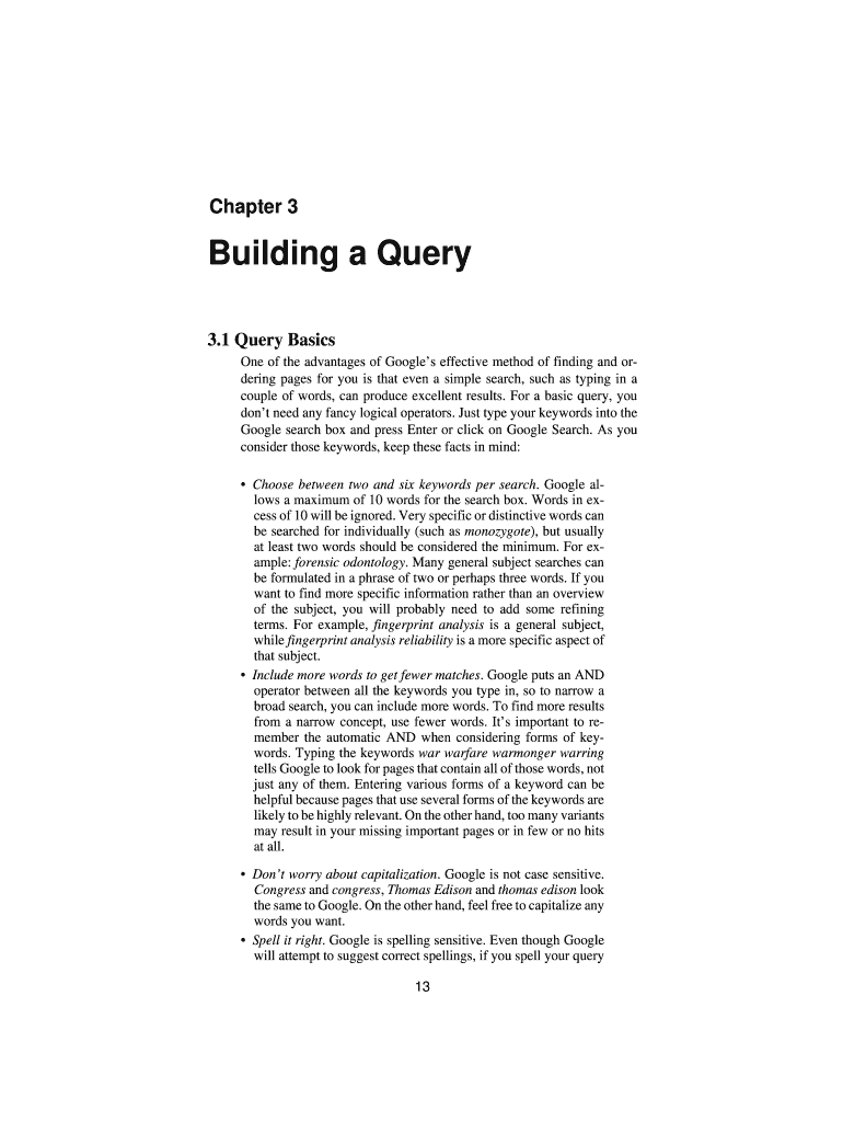 Building a Query Novella McGraw Hill  Form