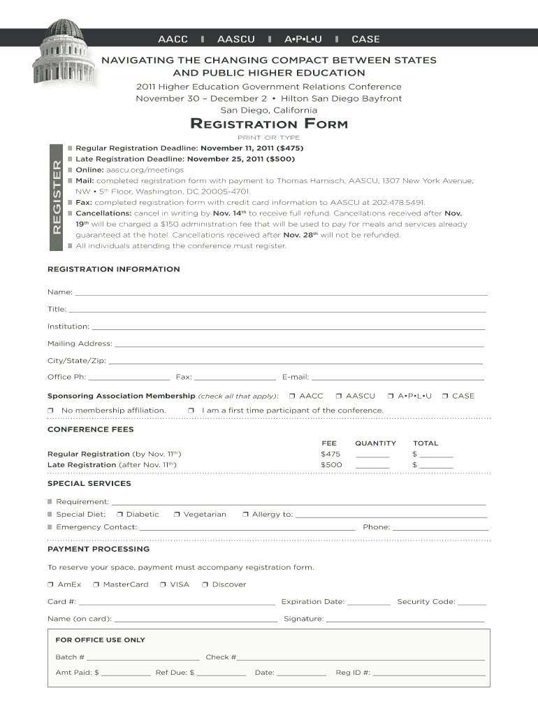 NAVIGATING the CHANGING COMPACT between STATES and PUBLIC HIGHER EDUCATION  Aascu  Form