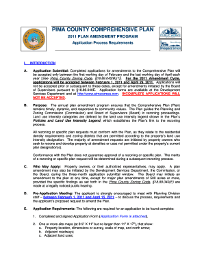 PIMA COUNTY COMPREHENSIVE PLAN Pimaxpress  Form