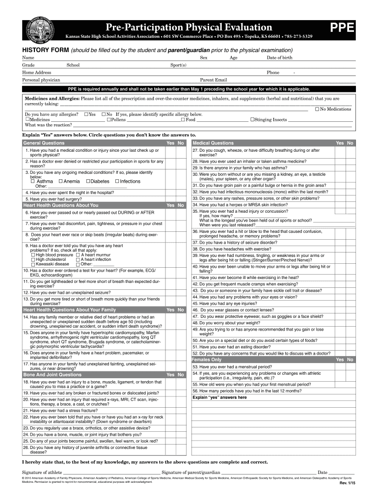  Kshsaa Form 2008