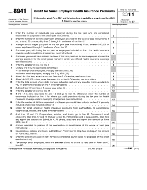 Form 8941 for Fillable