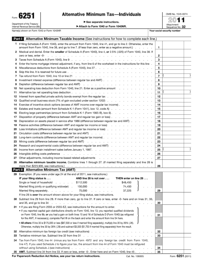 Form 6251