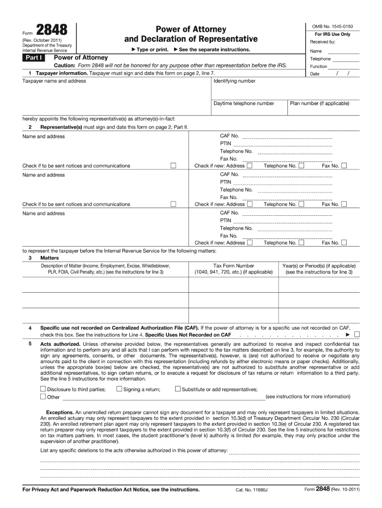  Irs Form 2011