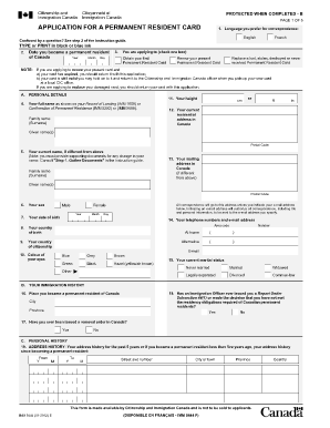  Imm 5444 Fillable Form 2019
