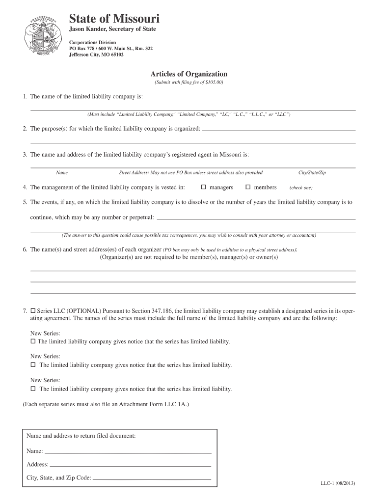 Llc 1 Online Fillaqble Forms