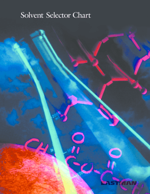 Eastman Solvent Chart  Form