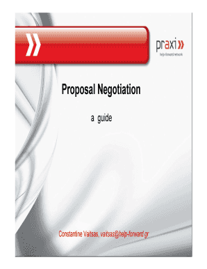 Proposal Negotiation Ncp Incontact  Form