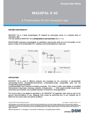 Maxapal A2  Form