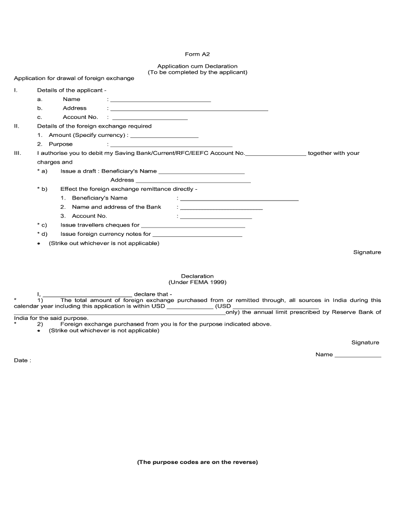 Application Cum  Form