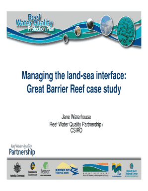 Managing the Land Sea Interface Great Barrier Reef Case Study Ebmtools  Form