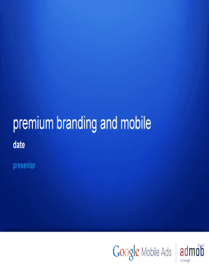 Premium Branding and Mobile  Form