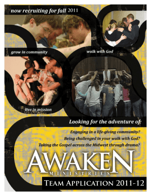 AWAKEN Application 11 12 Indd Awakenonline  Form