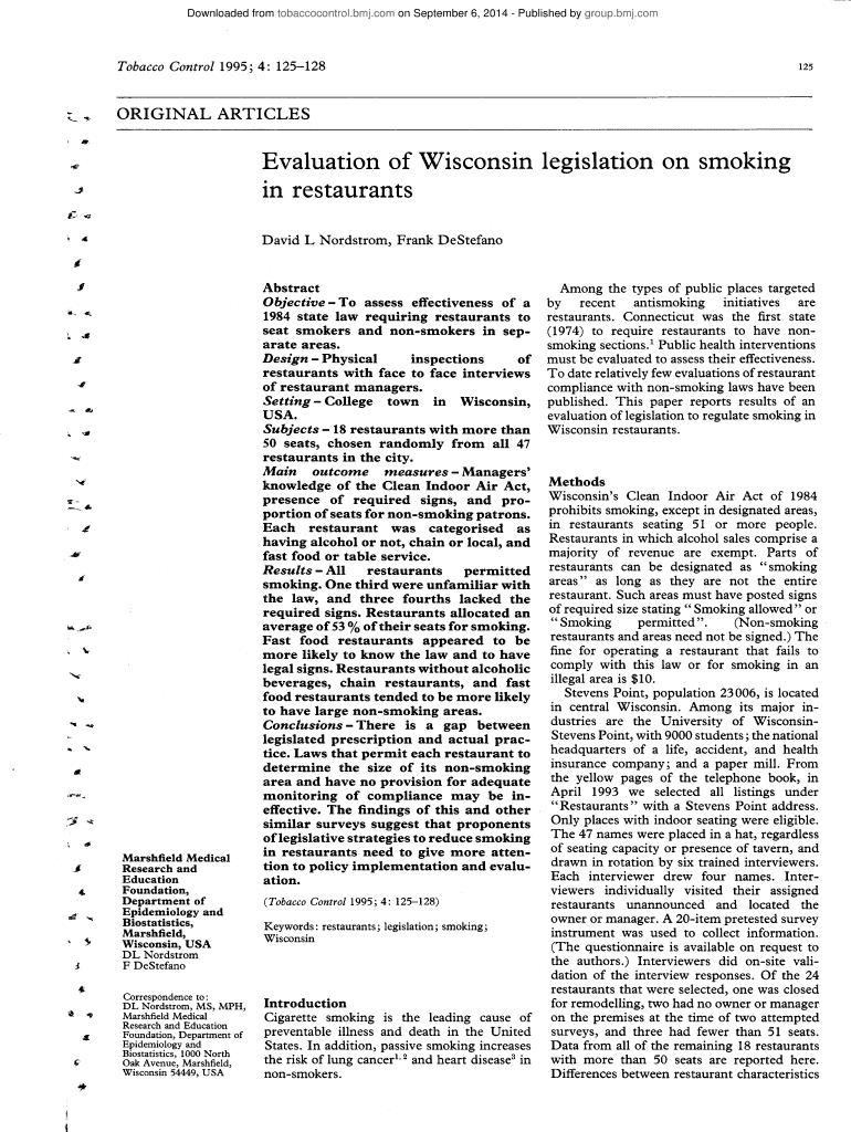 Nordstrom and DeStefano 4 2 125 Tobacco Control BMJ  Form