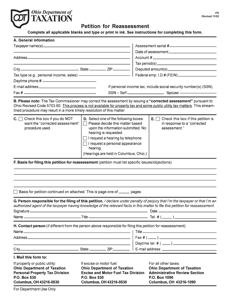  Example of Petition for Reassessment to Edd State of California Form 2015