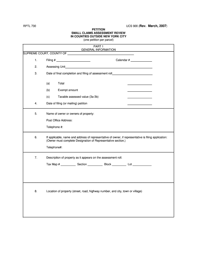  Claims Assessment Review 2007-2024