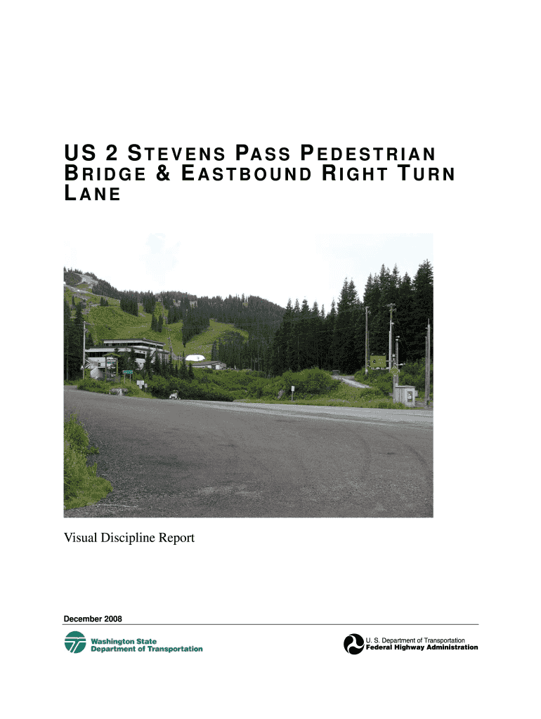 WSDOT Front Matter Template Wsdot Wa  Form