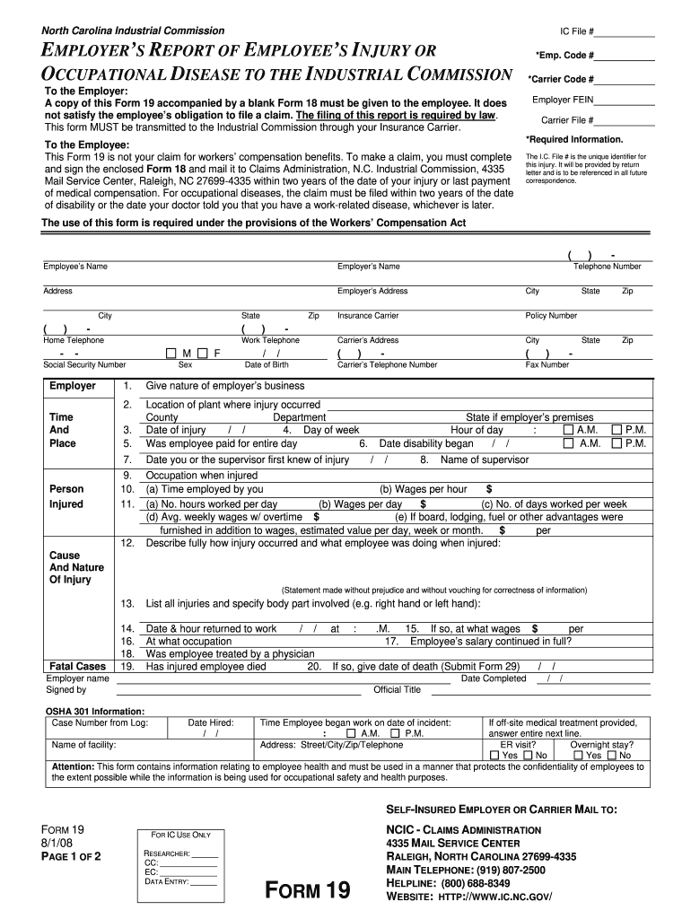 Get and Sign Form 19 2008-2022