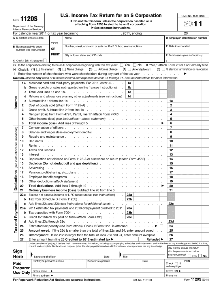  Form S 2011