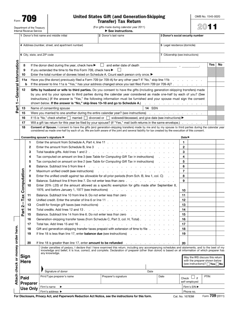 2011 709 Fill Out and Sign Printable PDF Template signNow
