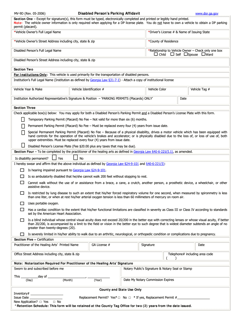  Mv 9d  Form 2006